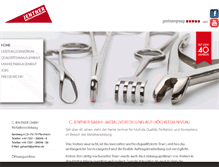 Tablet Screenshot of jentner.de